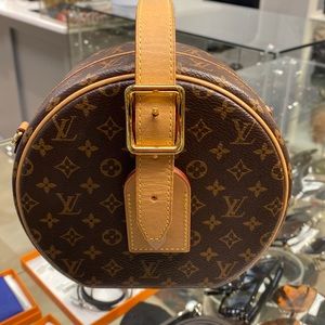 LV Petite Boite Chapeau with adjustable strap